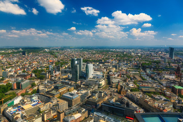 Fototapeta na wymiar Panorama Frankfurt