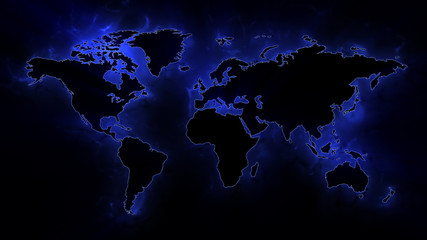 Fototapeta na wymiar World Map Background