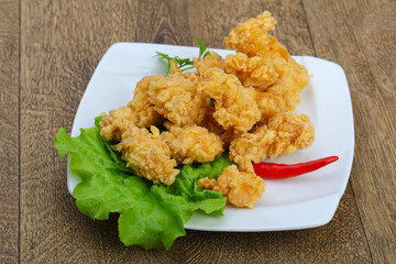 Crispy chicken nuggets