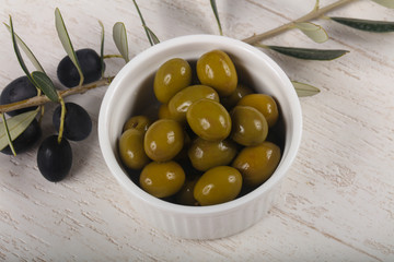Green olives