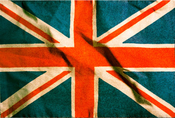 Fototapeta premium Vintage grunge filtered,United Kingdom flag.