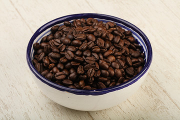 Roasted coffee beans