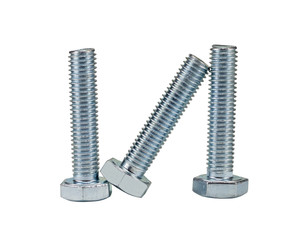 screws isolated on white
