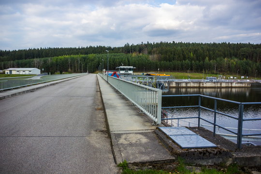 Dam on the Vltava river