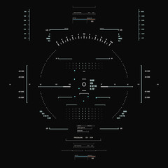 Futuristic blue virtual graphic touch user interface