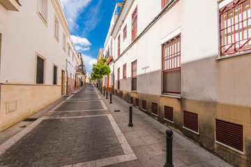 Streets and architecture in Jerez de la Frontera,Spain