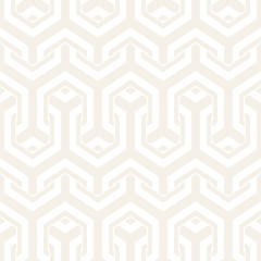 Vector Seamless Interlacing Lines Pattern. Repeating Geometric Background With Hexagonal Lattice.