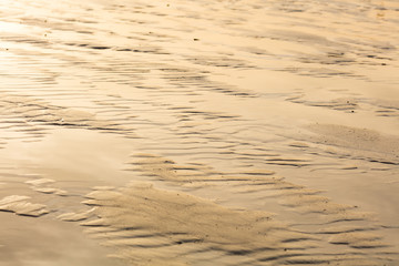 Sand formations looking like dunes