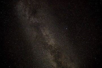 Beautiful night starry sky scene