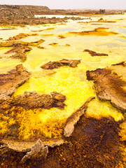 Dallol in Danakil Depression, Ethiopia