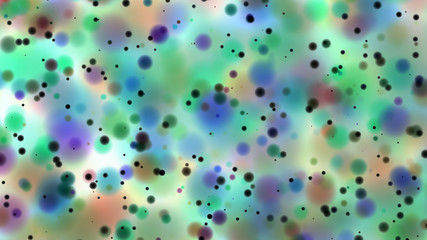 Beautiful colorful bokeh blurred background defocused dots