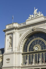 Fototapeta na wymiar Keleti railway station in Budapest