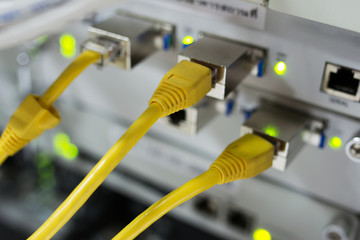 Core switch technology in network room place
