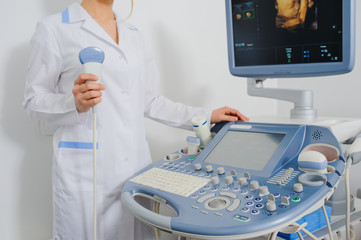 Ultrasound examination USG machine