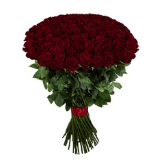 Red rose. large bouquet of 101 red rose