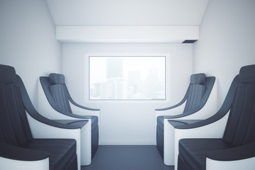 Luxury train seats