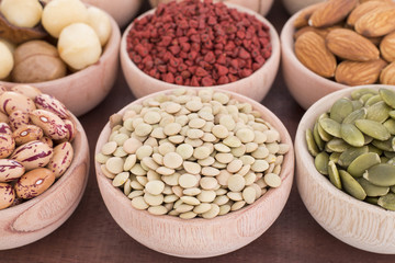 Lentil compared to other foods - Lens culinaris