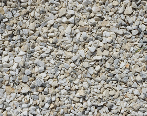 Smooth layer of small gravel as background or texture.