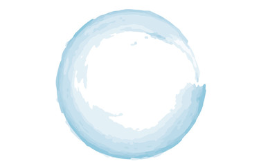 Powder blue circle