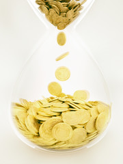 Time is money concept - 3D rendering