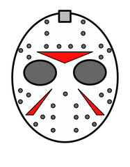 ホッケーマスク(白)