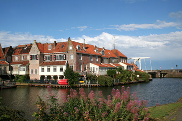 Obraz premium Enkhuizen,Enkhuizen, one of the most beautifull spots of this historic city