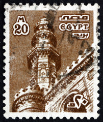Obraz premium Postage stamp Egypt 1978 Al Rifa'i Mosque, Cairo