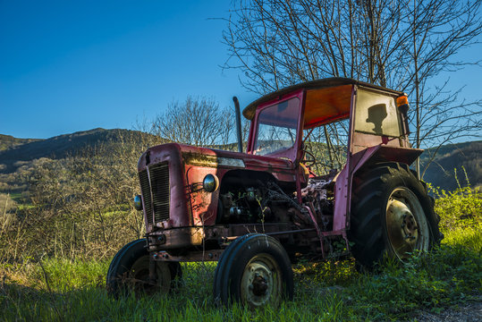 vieux tracteur