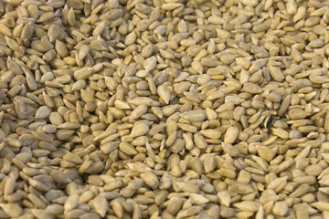 This is a photograph of hulled Sunflower Seeds