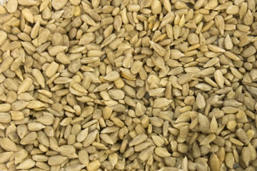 This is a photograph of hulled Sunflower Seeds