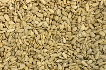 This is a photograph of hulled Sunflower Seeds