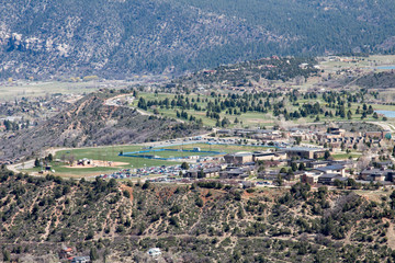 Fort Lewis college on a mesa in Durango, Colorado