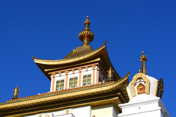 Fototapeta premium Buddhist temple.Elista.Kalmykia.Russia.