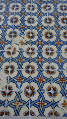 Beautiful color Portuguese tile pattern, Portugal 