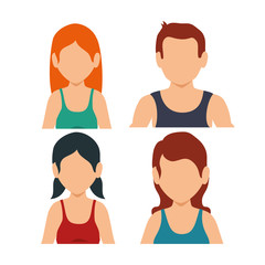 person with sport clothes avatar