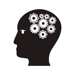 human head gear idea teamwork concept vector illustration eps 10