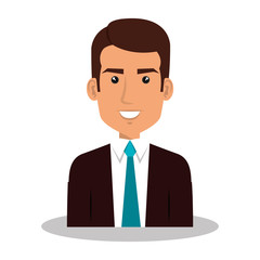 businessman avatar character icon