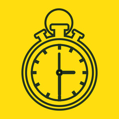 chronometer device isolated icon vector illustration design