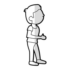 cartoon son boy avatar vector illustration eps 10