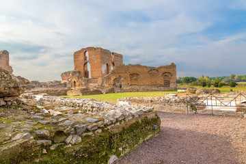 Rome, Italy. The ruins of Villa Quintili (Villa dei Quintili), II cent. AD