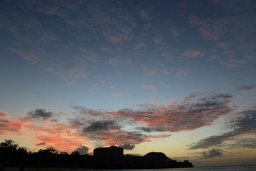Obraz premium sunset of GUAM ISLAND