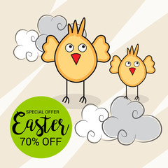 Fototapeta premium Happy Easter.