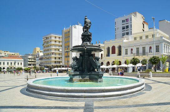 patra center georgiou square greece