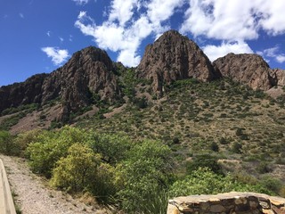 Mountain on the Chisos Basin Road, Big Bend National Park