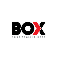 Initial Letter Box Design Logo