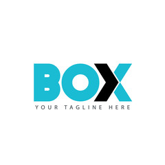 Initial Letter Box Design Logo