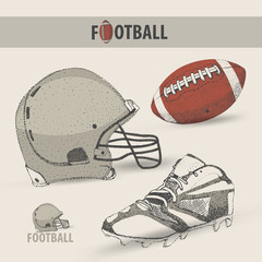 sports equipment for American football