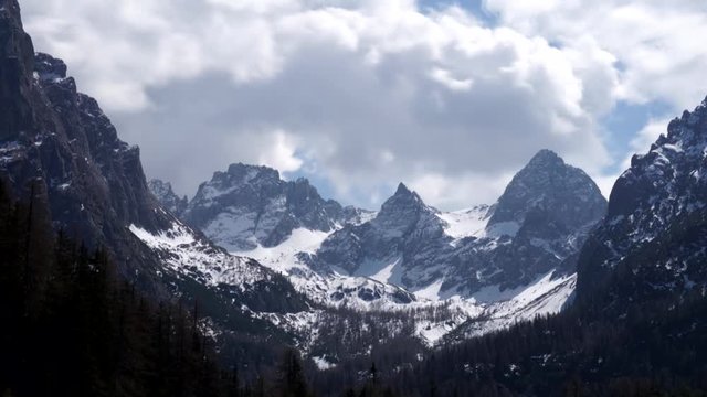 Lienzer Dolomiten, Simonskopf, Seekofel, Teplitzspitze, Dolomitenh&uuml;tte, Karlsbader H&uuml;tte, Tal, Wolken, Wetter