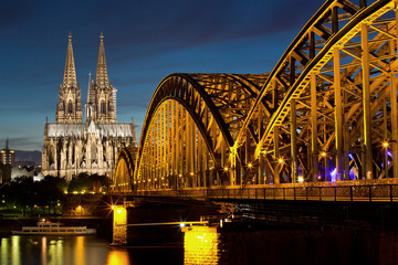 Fototapeta premium Cathedral church Cologne one of the most remarkable tourist attractions in Cologne