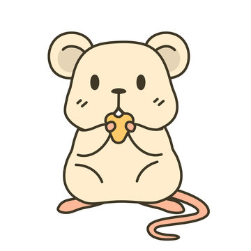 cute rat zodiac cartoon